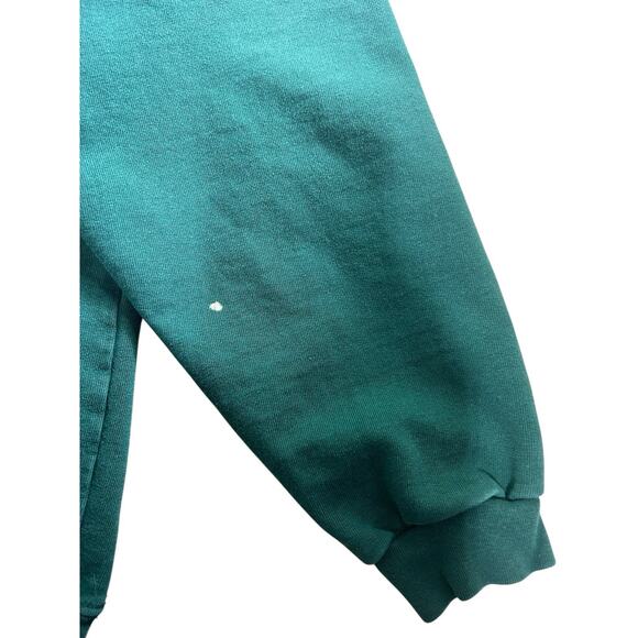 Vintage Guess Dark Green Sweatshirt Sz L Embroidered Made USA Pullover 90's - Picture 8 of 14